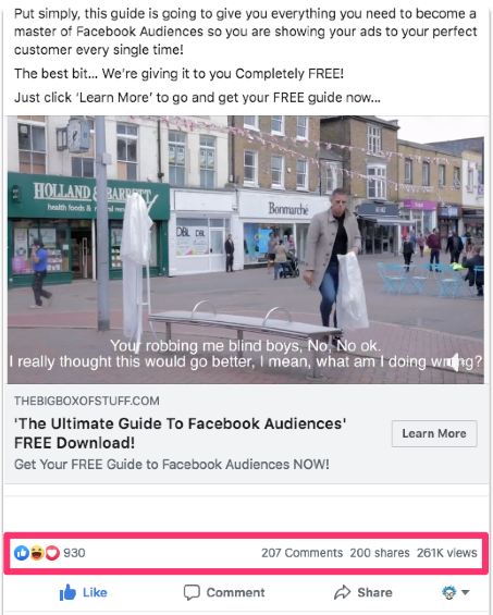 facebook organic reach engagement