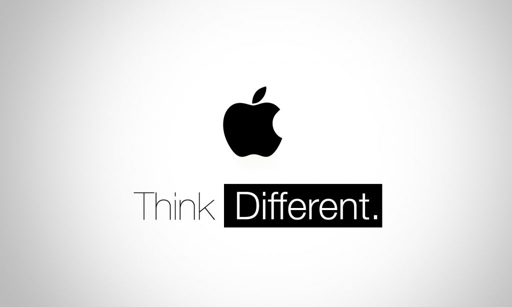 cult brand apple slogan