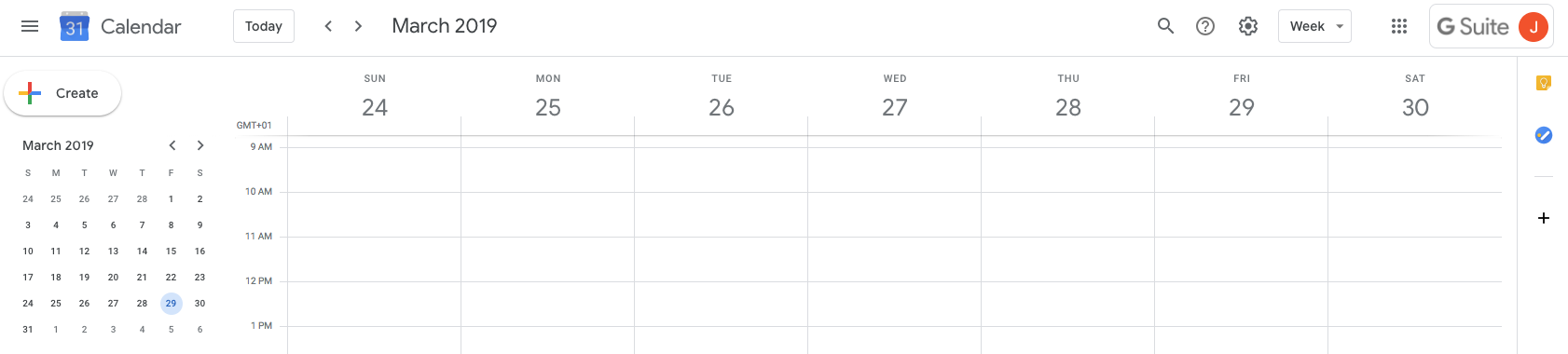 google calendar