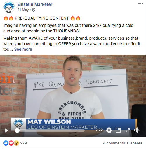 facebook video ads