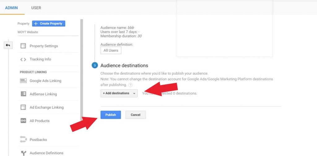 remarketing google analytics