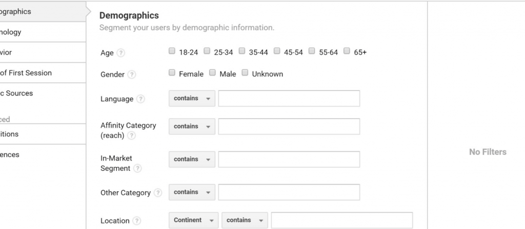 demographics google analytics