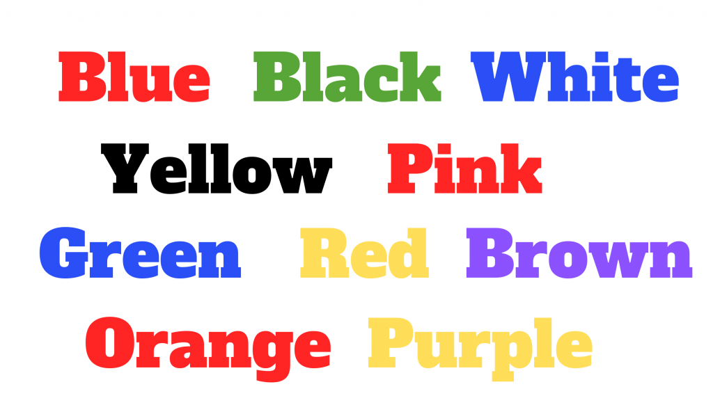 stroop effect priming in marketing