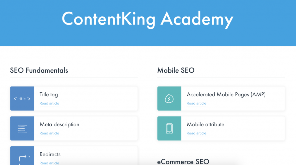 contentking academy