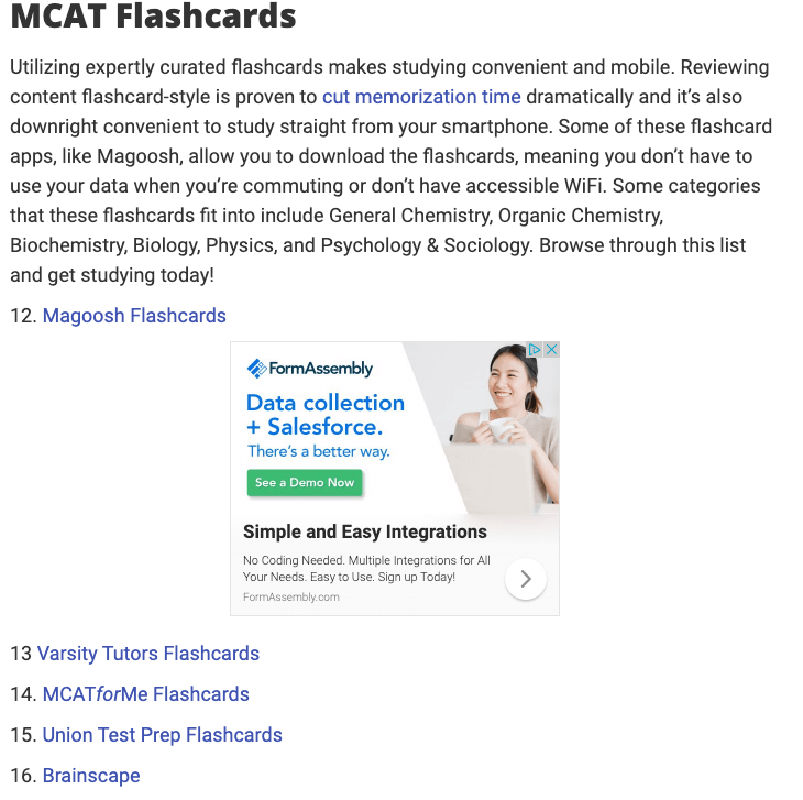 mcat resources haro content marketing