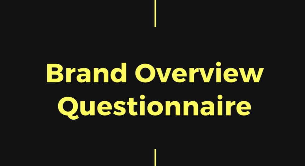 podcast brand questionnaire